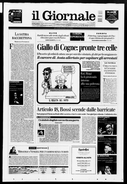 Il giornale : quotidiano del mattino